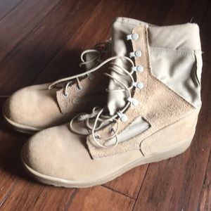 Belleville Tan Combat Boots.